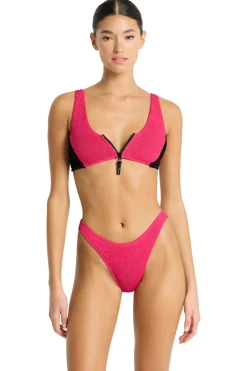 Scout Zip Bralette Bikini Top