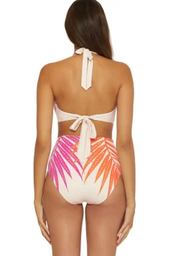 Sheer Tropics Ring Halter Bikini Top