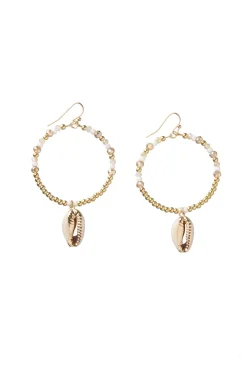 Shell Hoop Earrings