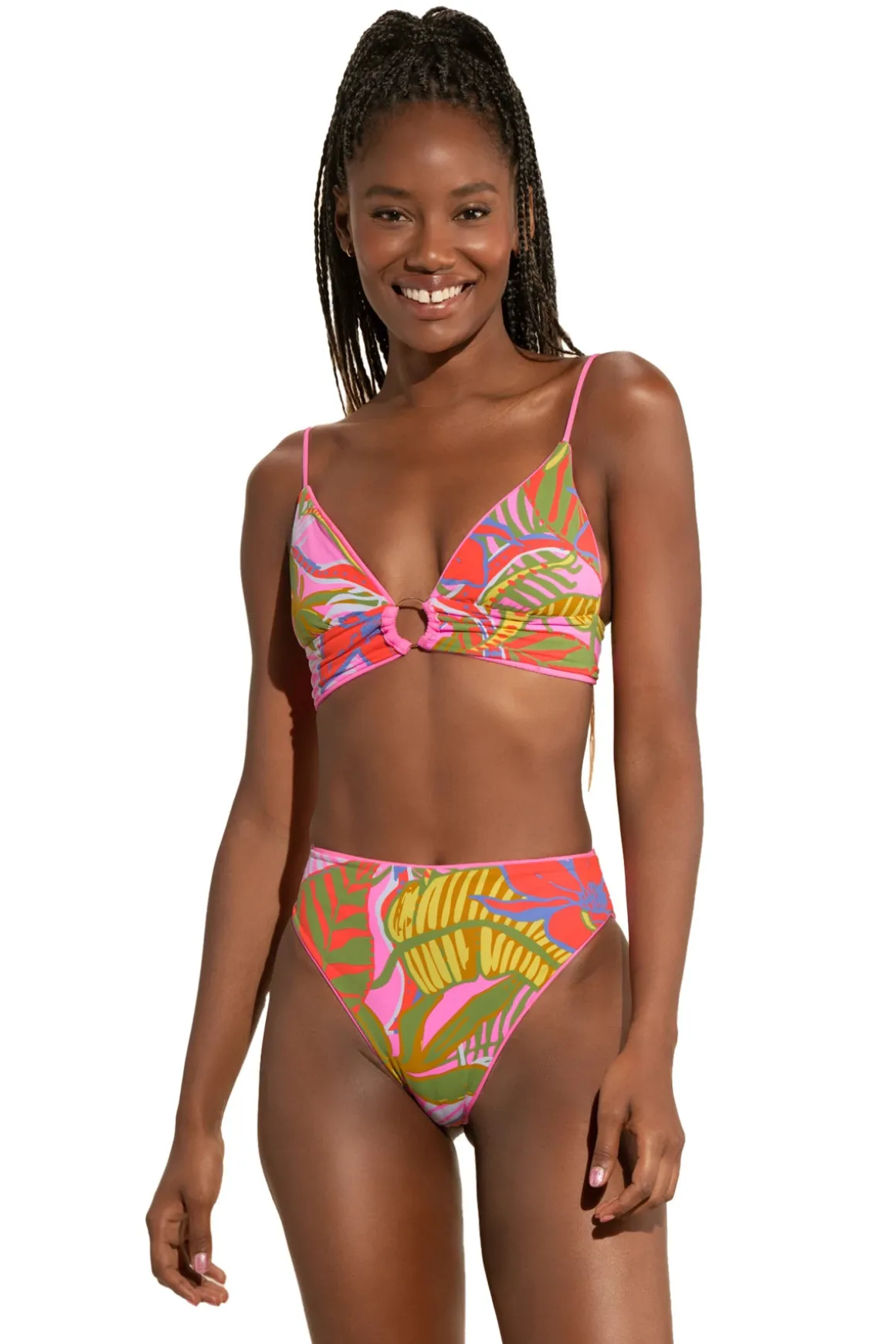 Shine Reversible Triangle Bikini Top