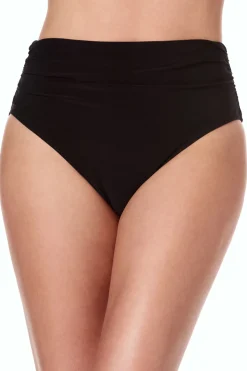 Shirred High Waist Bikini Bottom