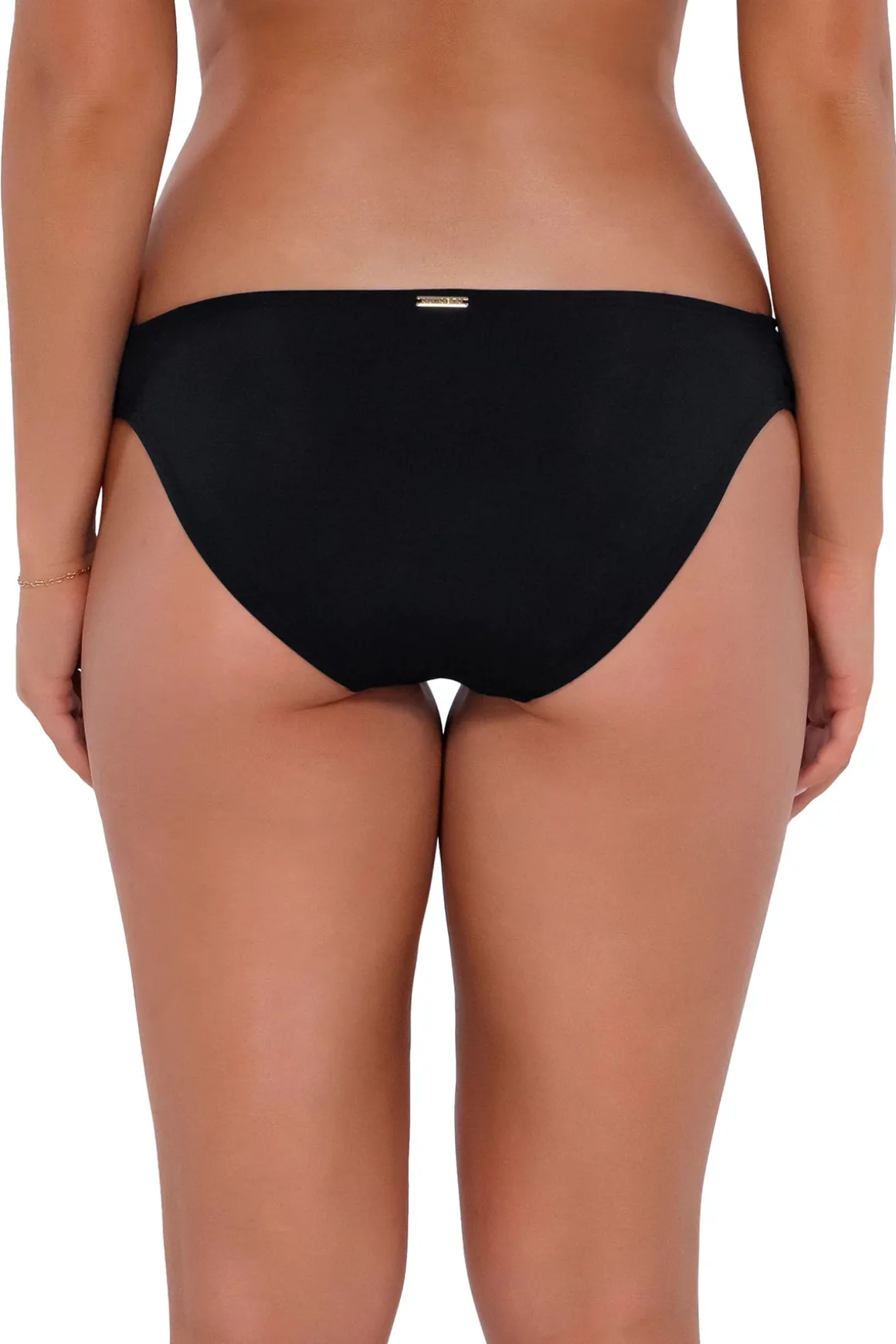 Shirred Tab Side Bikini Bottom