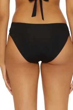 Shirred Tab Side Hipster Bikini Bottom
