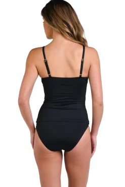 Shirred Tankini Top