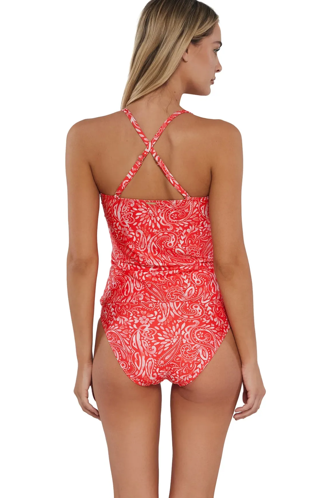 Simone Convertible Strap Tankini Top