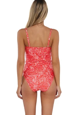 Simone Convertible Strap Tankini Top