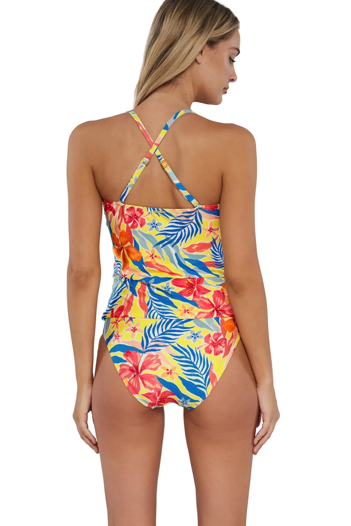 Simone Convertible Strap Tankini Top