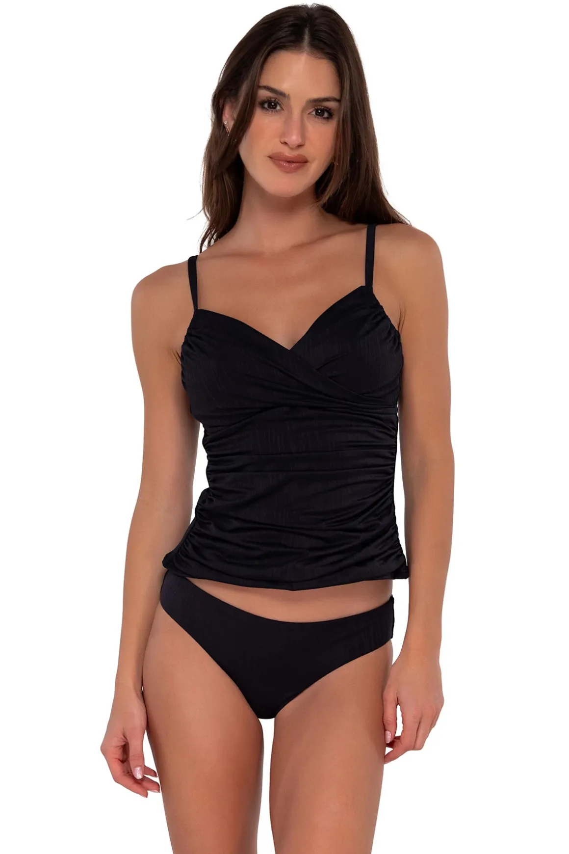 Simone Convertible Strap Tankini Top