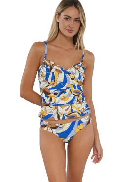 Simone Convertible Strap Tankini Top