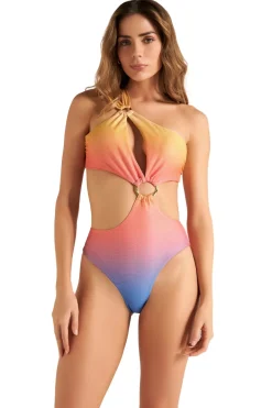 Skyline Asymmetrical One Piece Swimsuit