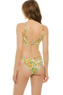 Spring Floral Bralette Bikini Top