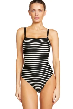 Square Neck One Piece Swimsuit