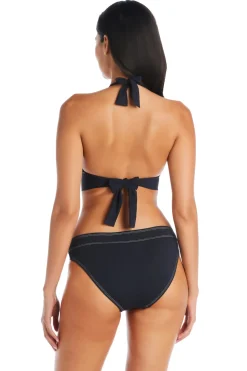 Stitched Triangle Bikini Top