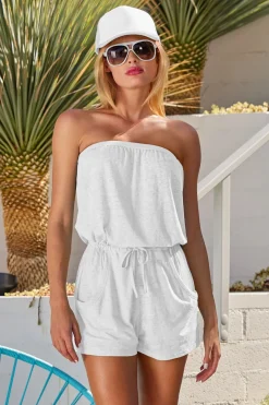 Strapless Romper