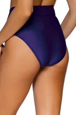 Summer Lovin' V-Front Banded High Waist Bikini Bottom