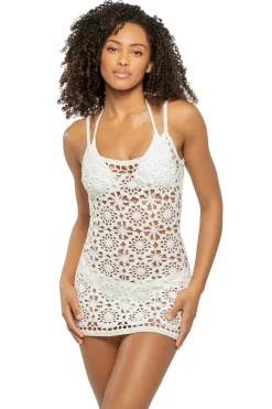 Sunshine Crochet Mini Cover Dress