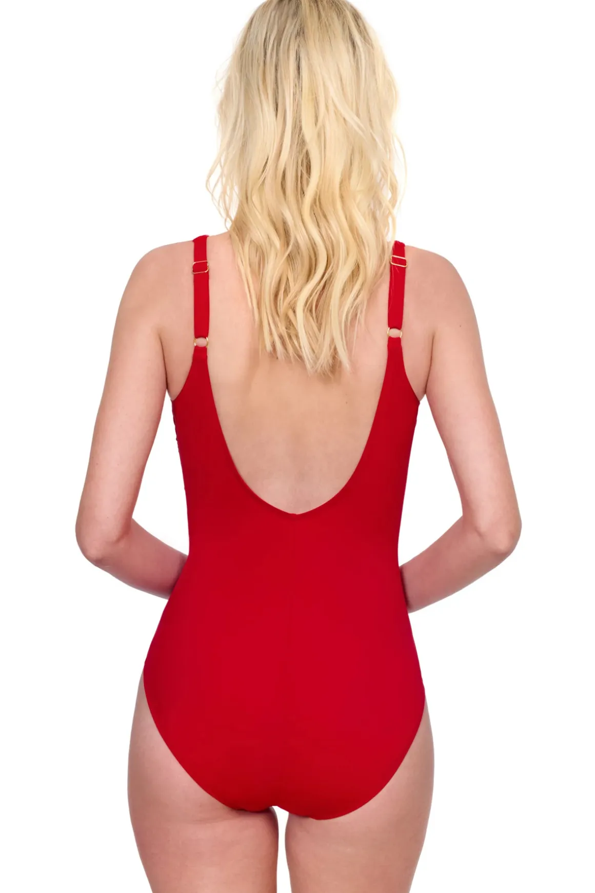 Surplice One Piece Swimsuit