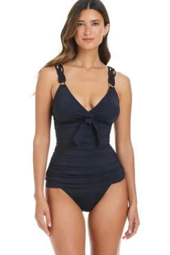 Surplice Tankini Top