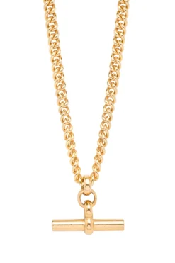 T-Bar Curb Link Necklace