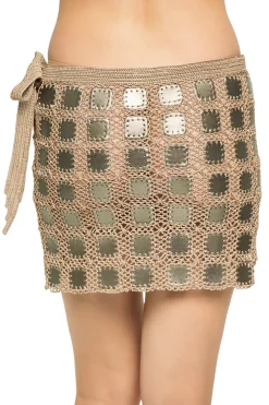 Terra Crochet Mini Skirt