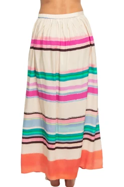 The Button Front Wrap Skirt