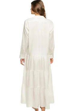 The Tiered Shirt Maxi Dress