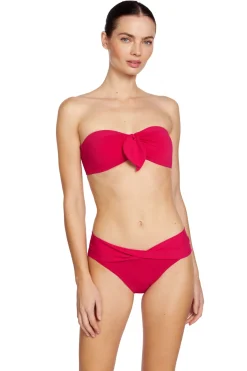 Tie Front Bandeau Bikini Top