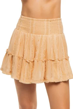 Tonal Textured Skirt