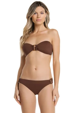 Tortoise Bandeau Bikini Top