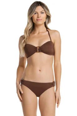 Tortoise Bandeau Bikini Top
