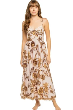 Tropical Landing Midi Dress