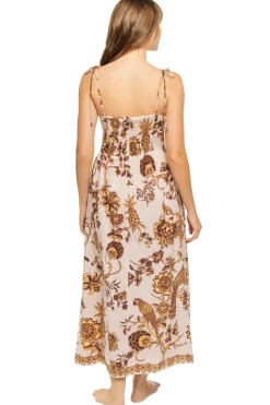 Tropical Landing Midi Dress