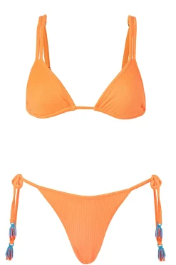 Tulum Reversible Tie Side Brazilian Bikini Bottom