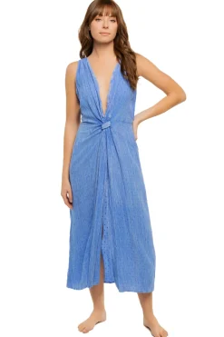 Twist Front Midi Dress