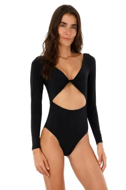 Twixi Long Sleeve One Piece Swimsuit