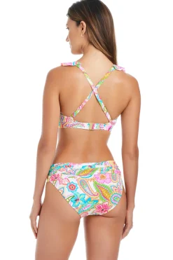 Underwire Ruffle Bikini Top (D+ Cup)