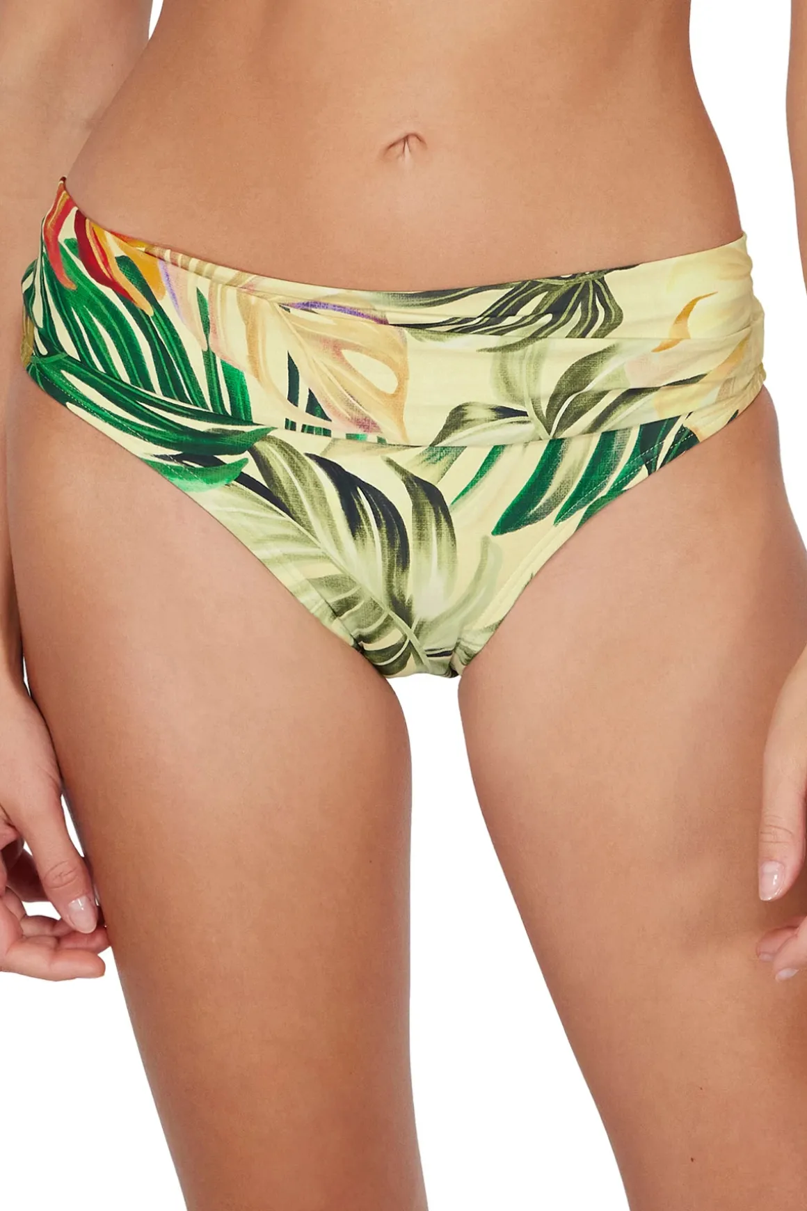 Unforgettable Banded Hipster Bikini Bottom