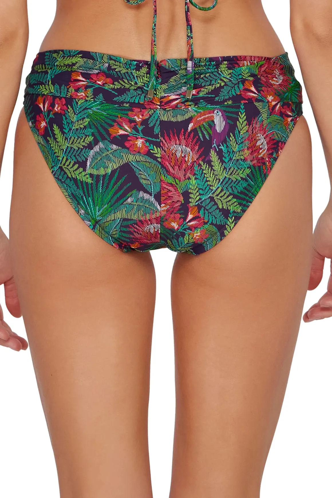 Unforgettable Banded Hipster Bikini Bottom