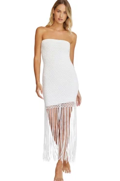 Vanessa Strapless Fringe Dress