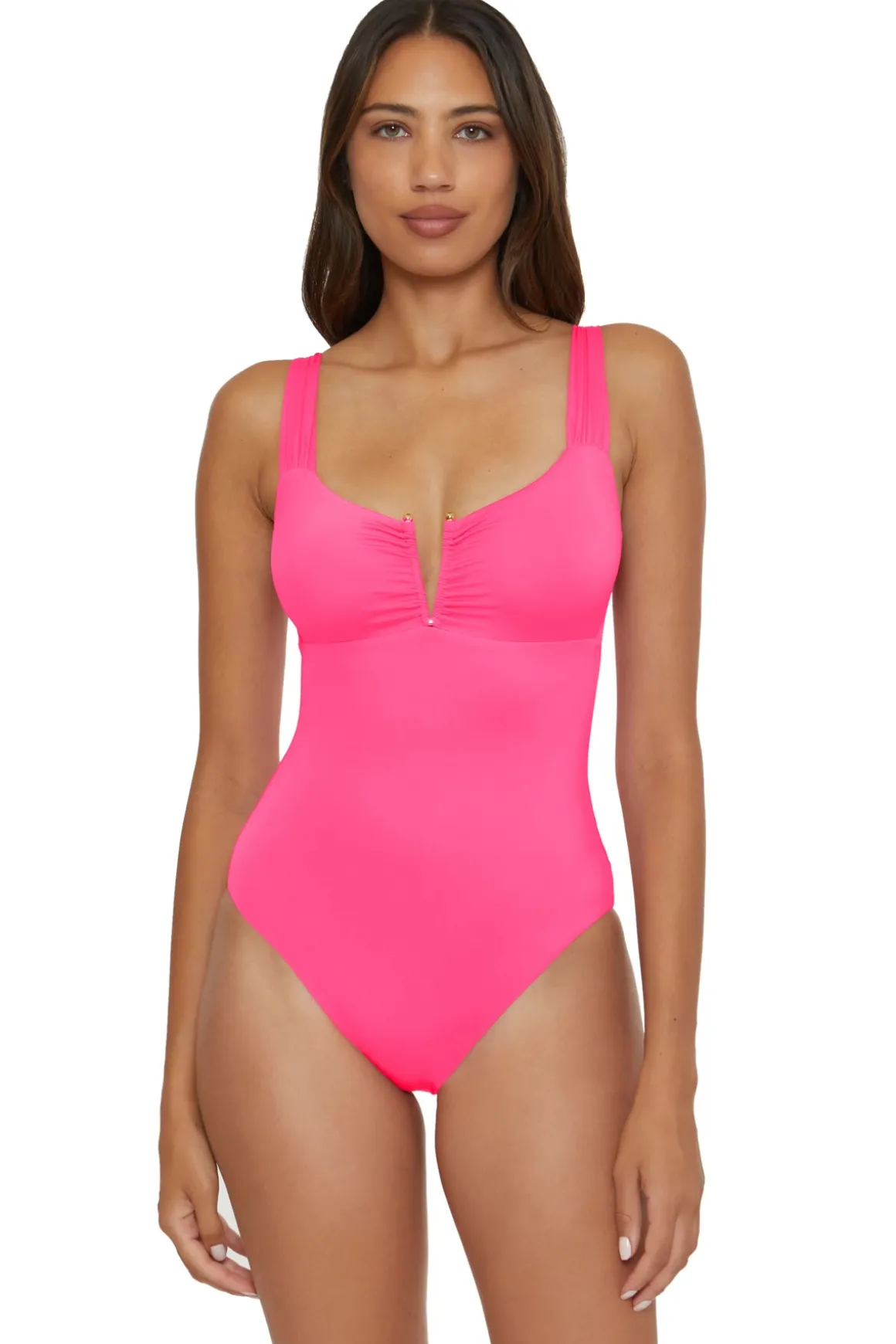 Viviana V-Front One Piece Swimsuit