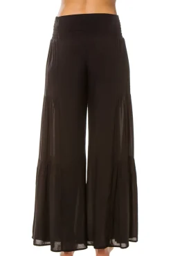 Wide Leg Bow Tie Pants