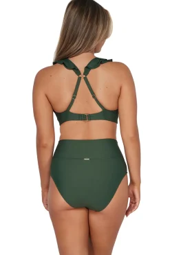 Willa Wireless Bralette Bikini Top (D+ Cup)