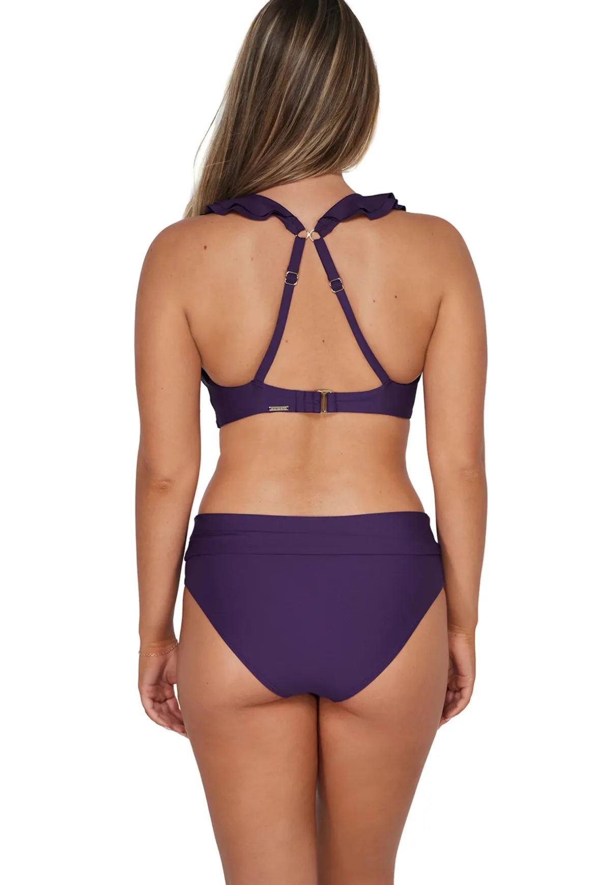 Willa Wireless Bralette Bikini Top (E-H Cup)