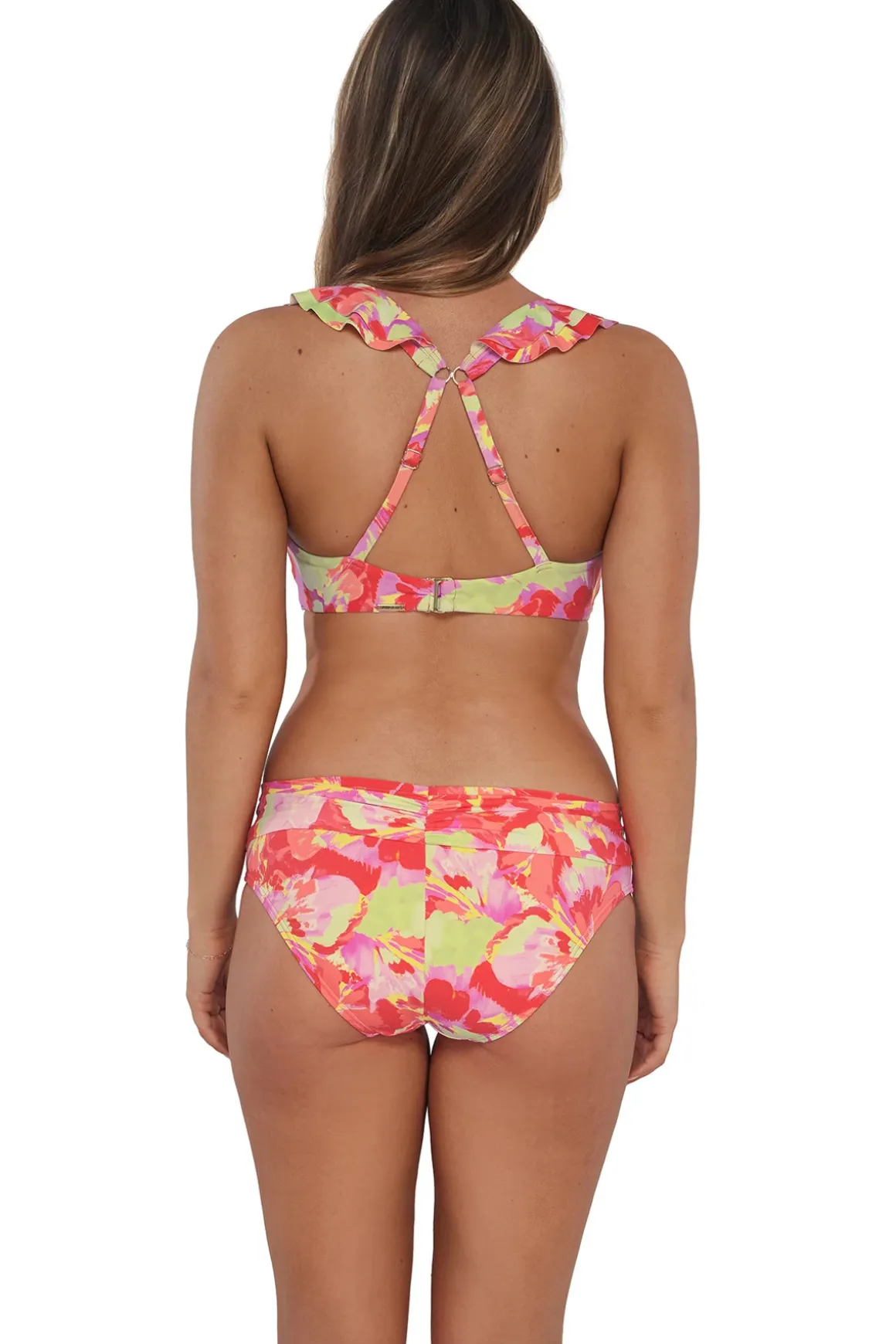 Willa Wireless Bralette Bikini Top (D+ Cup)