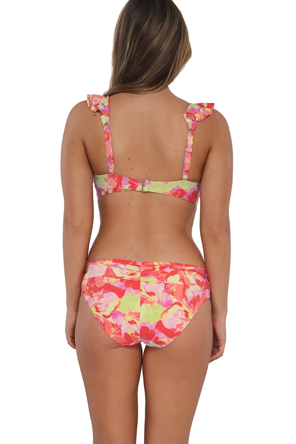 Willa Wireless Bralette Bikini Top (D+ Cup)