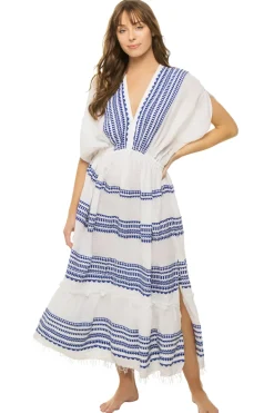 Yani Plunge Midi Dress