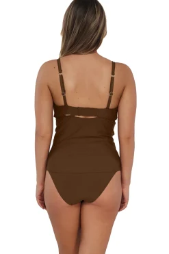 Zuri V-Wire Tankini Top (D+ Cup)